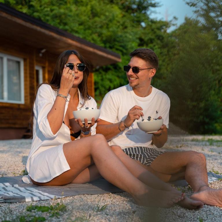 Chalet Alessandrini - Private Lakeside Beach - Chalet mit 1 Schlafzimmer - 13