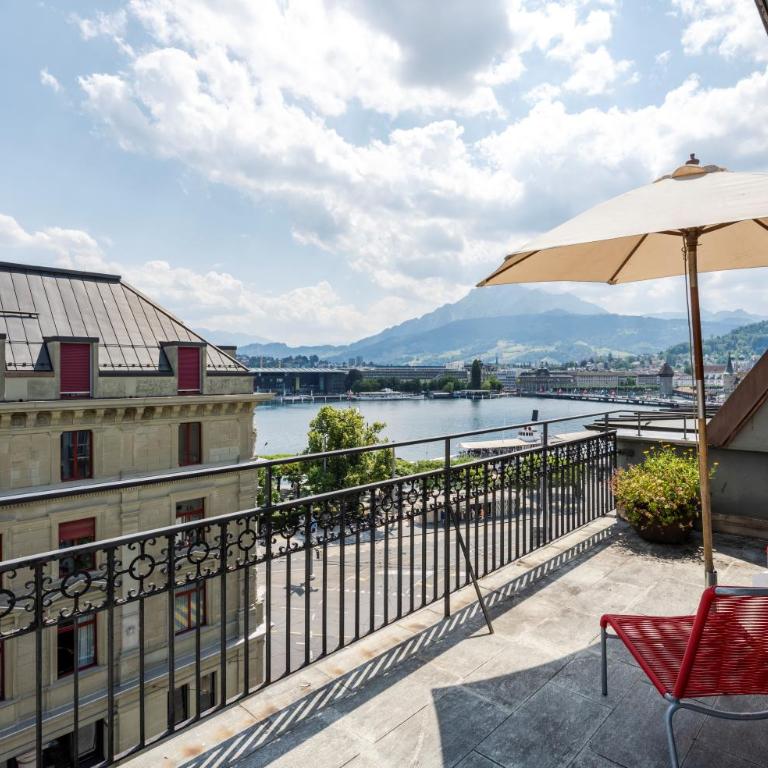 Hotel Rebstock - Doppelzimmer mit Dachterrasse - 10