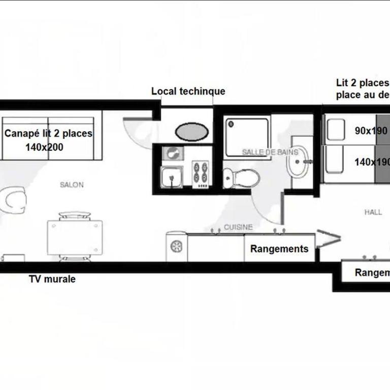 Arc 1800 - Studio 5p - Réservations du Samedi au Samedi uniquement - Appartement 1 Chambre - 5