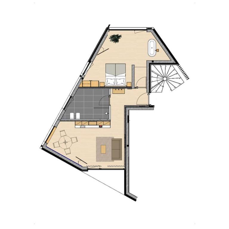 Chalet Samont - Appartement - Vue sur Jardin - 13