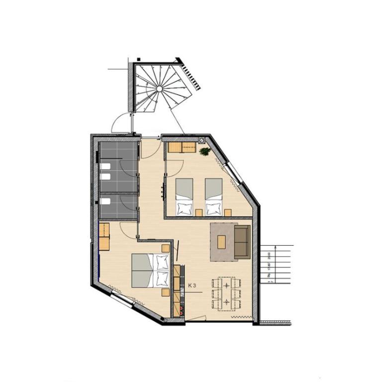 Chalet Samont - Appartement - Vue sur Jardin - 21