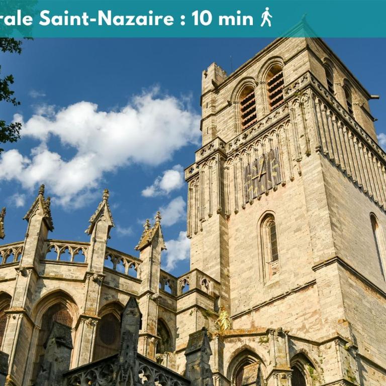 Joli Studio Climatisé 'Alma 4' - Cœur de Béziers - Wifi Fibre - Netflix - Appartement 1 Chambre - 21