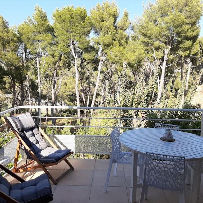 T1 bis Mezzanine 4 pers- Résidence boisé 5mn de la mer en voiture - Apartamento de 1 dormitorio - 1