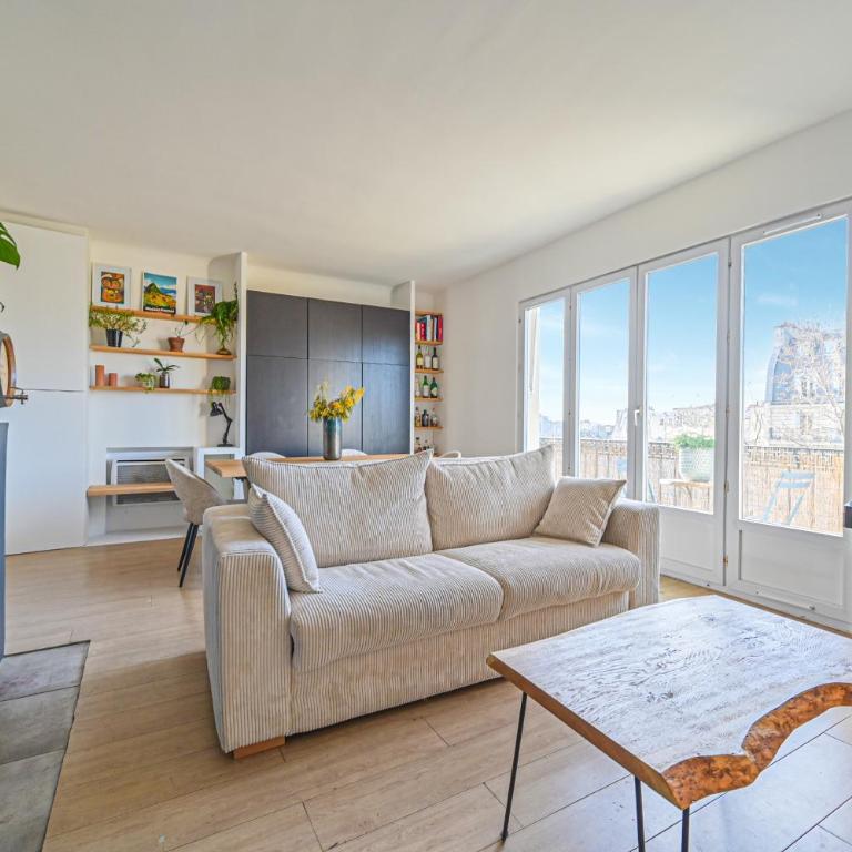 Vue Tour Eiffel / Sacré-Coeur - Appartement 1 Chambre - 4