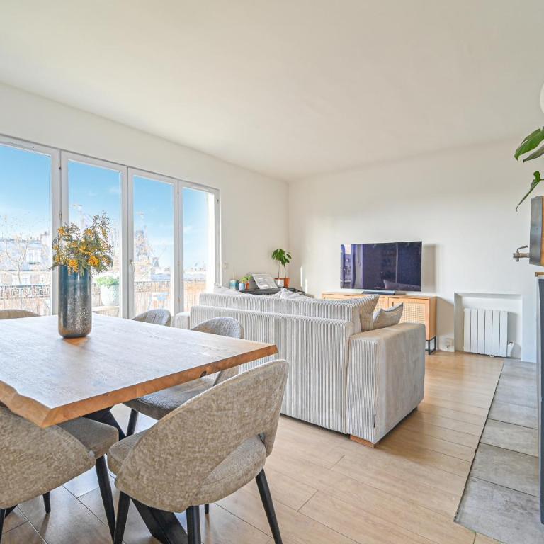 Vue Tour Eiffel / Sacré-Coeur - Appartement 1 Chambre - 7