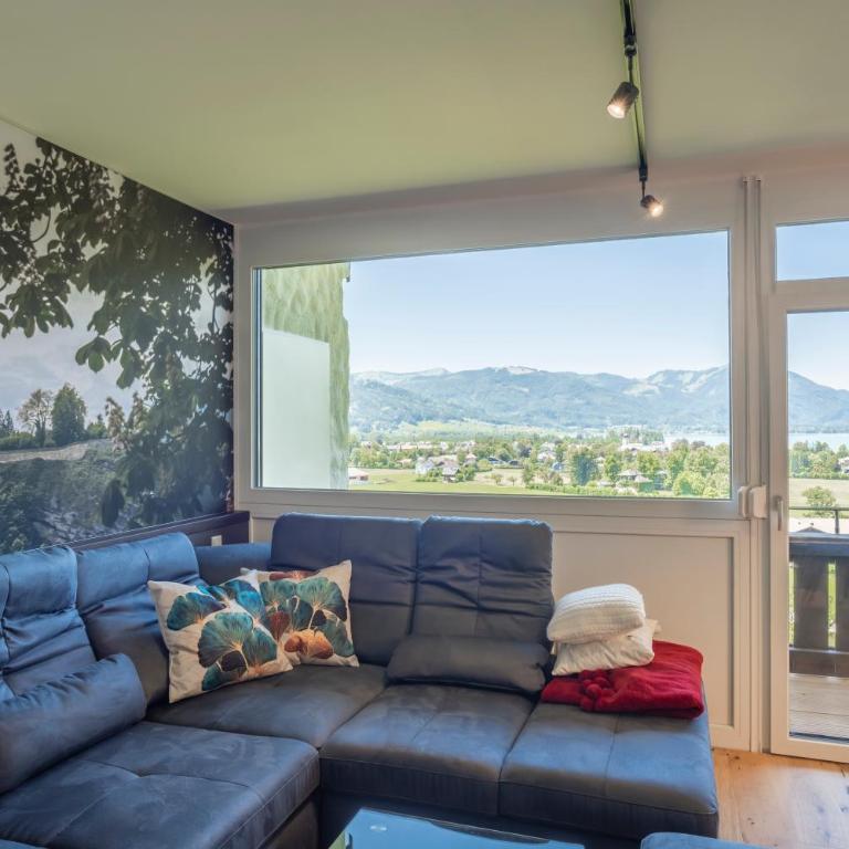 Wolfgangsee Appartements - Panorama Blick, Parkplatz, Balkon - Apartment with Lake View - 11
