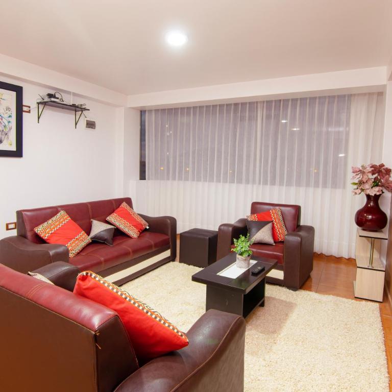 Apartahotel KIRI para empresas y familias que viajan en grupo cerca del Aeropuerto Juliaca Perú,con agua caliente - Apartment with Terrace - 1