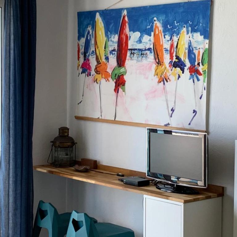 VUE OCEAN avec TERRASSE 30 m2 - 2 CHAMBRES parking privatif et piscine en été - Appartamento con Vista Mare - 16