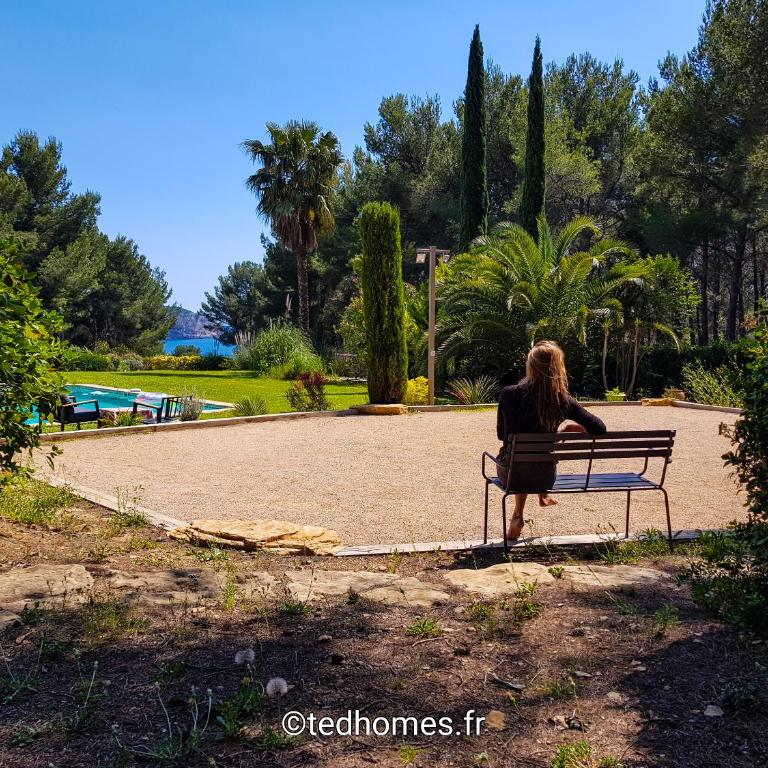 Villa Eléonore - plage à pied vue mer piscine sans vis-à-vis jardin 3600m² - Ted Home - Villa Supérieure - 28