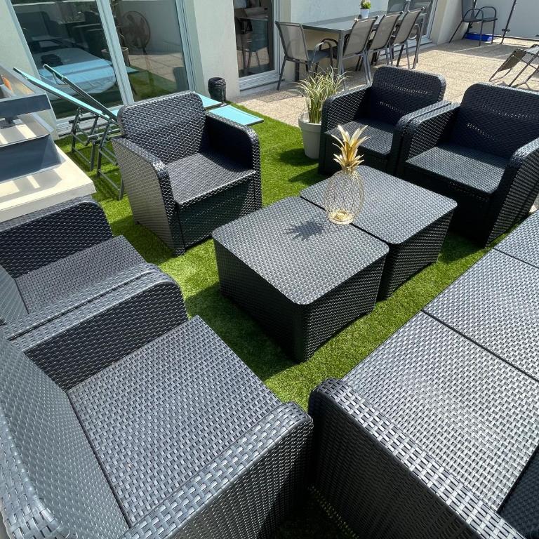 BnGo I Immense RoofTop Lyon I 2 chambres, 2 places parkings, 2 immenses terrasses, 8 personnes - Appartement 2 Chambres avec Terrasse - 10