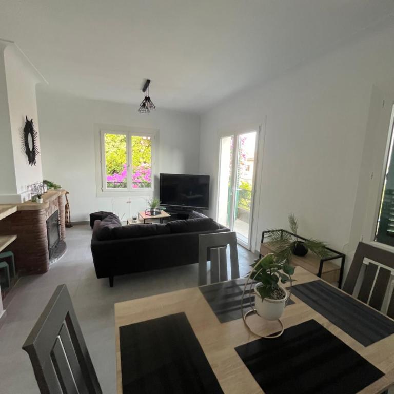 Haut de villa 2 chambres - vue mer - parking privé - Villa 1 Chambre - 7
