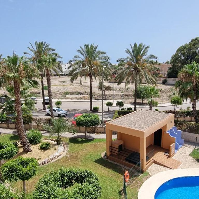 Apartamentos Paraiso Vera Playa, Ed Palmerston, Atico K a pie de playa, piscina privada en solarium, WiFi - Apartamento Ático - 14