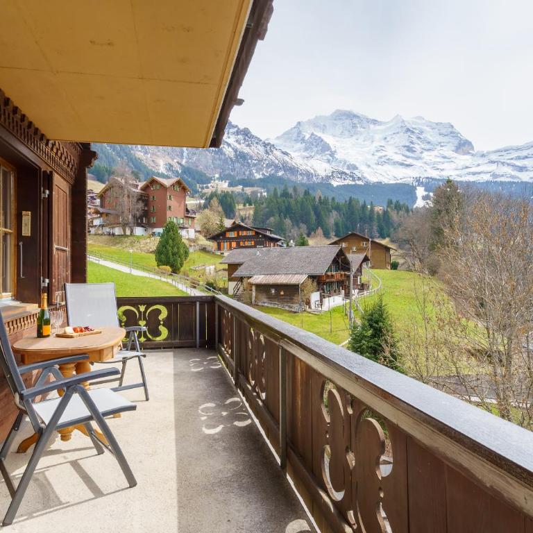 Chalet Bergkristall - Apartment mit Blick auf die Berge - 22
