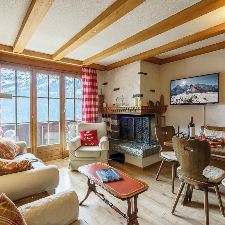 Chalet Bergkristall - Apartment mit Blick auf die Berge - 18