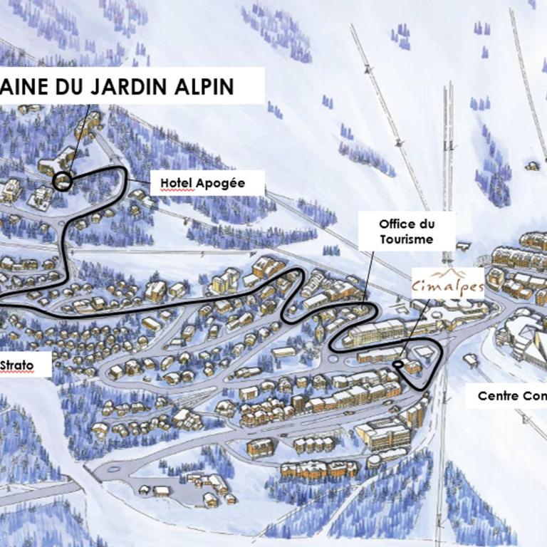 Charmant appartement au pied des pistes avec balcon sud à Courchevel 1850 - Apartamento de 1 dormitorio - 10