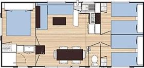 Camping La Pinède - Mobile Home Piana - 1