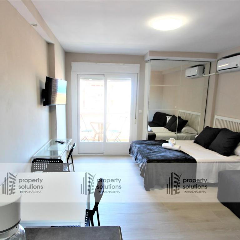 H814 Hércules Estudio-Vistas al mar - A 10 minutos de la playa caminando - Cercano al centro - Studio Apartment - 4