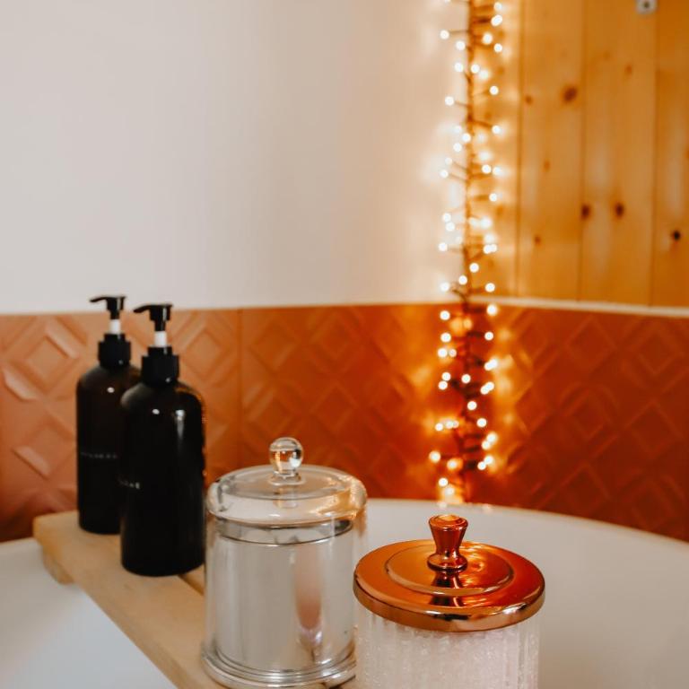 Coquillages et crustacés, vidéoprojecteur baignoire îlot chez Ivona Vacances - Appartement 1 Chambre - 12