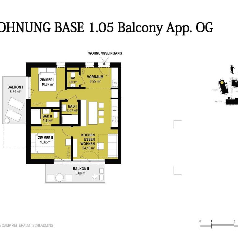 BASECAMP Reiteralm - Apartment mit 2 Schlafzimmern - 5