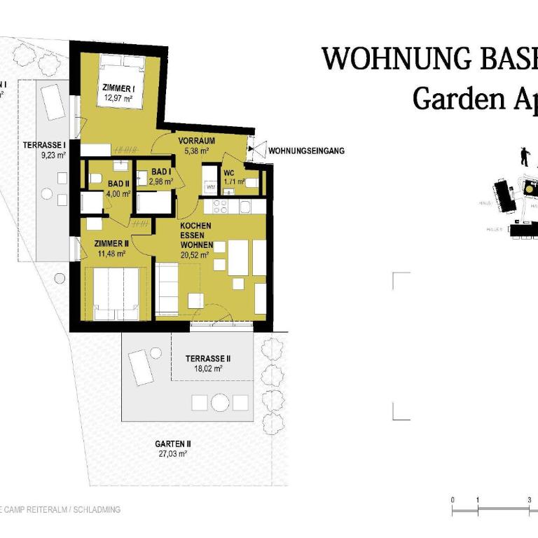 BASECAMP Reiteralm - Apartment mit 2 Schlafzimmern - 3