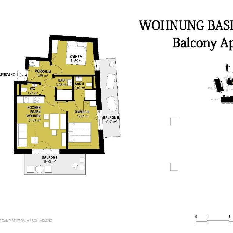 BASECAMP Reiteralm - Apartment mit 2 Schlafzimmern - 2