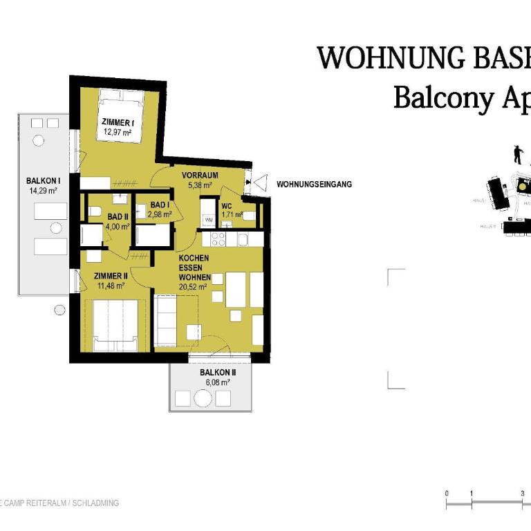 BASECAMP Reiteralm - Apartment mit 2 Schlafzimmern - 1