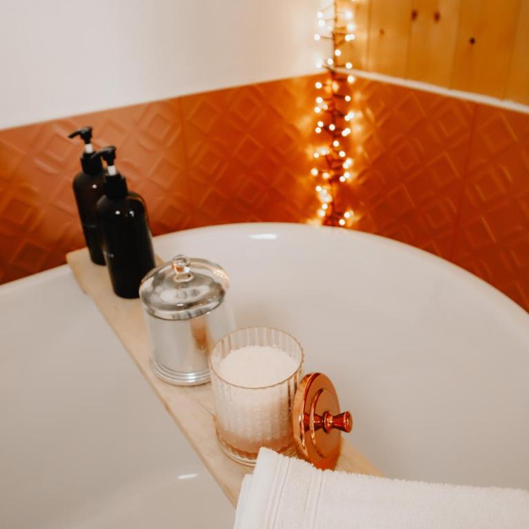 Coquillages et crustacés, vidéoprojecteur baignoire îlot chez Ivona Vacances - Appartement 1 Chambre - 33