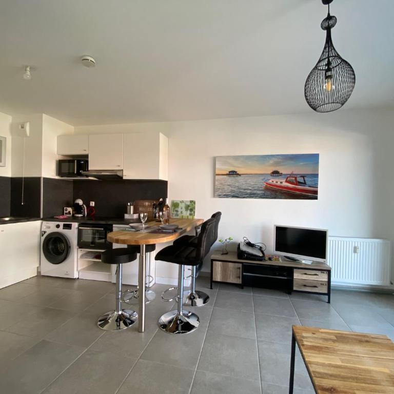 Bel appartement sur le bassin d'Arcachon, à 2km de la mer - Apartment mit 1 Schlafzimmer - 1