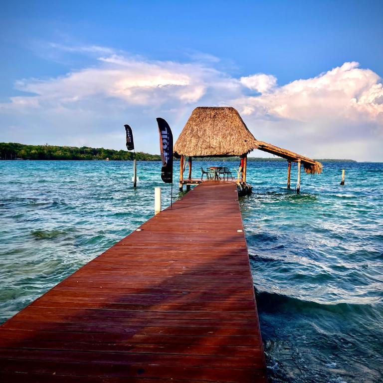 Cabaña con muelle privado en la Laguna de Bacalar - Casa de 3 dormitorios - 11