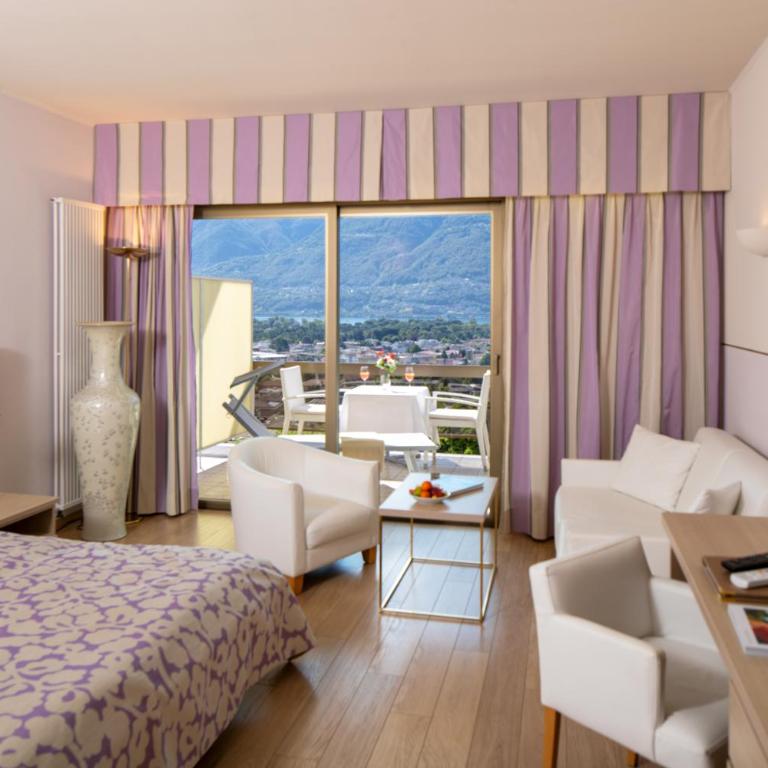 Hotel Ascona - Camera Matrimoniale Superior con Balcone e Vista Lago - 2