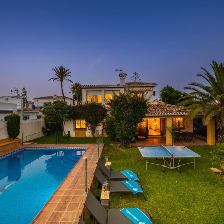 Typical beach house Las Chapas Playa with heated pool - Villa con vistas al mar - 31