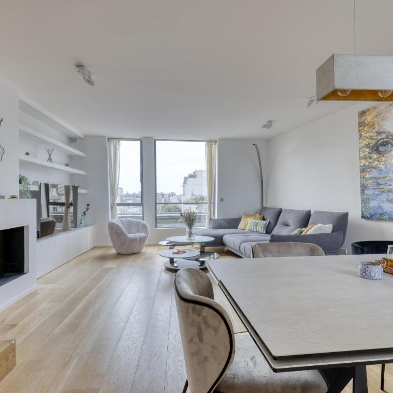 Luxury Penthouse with A/C Terrace & View-Le Marais - Penthouse - 1