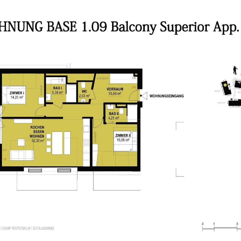 BASECAMP Reiteralm - Apartment mit 2 Schlafzimmern - 4