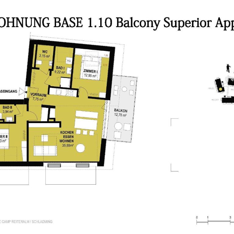 BASECAMP Reiteralm - Apartment mit 2 Schlafzimmern - 2