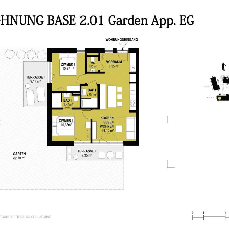 BASECAMP Reiteralm - Apartment mit 2 Schlafzimmern - 3