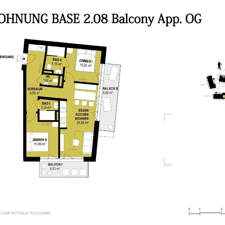 BASECAMP Reiteralm - Apartment mit 2 Schlafzimmern - 1
