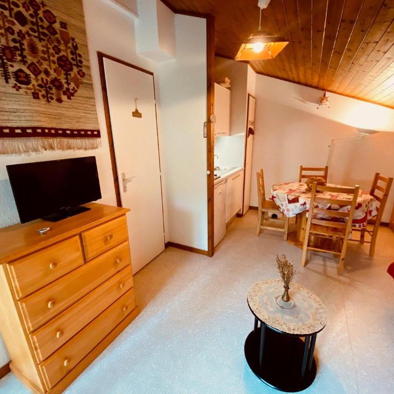 Charmant studio avec balcon et parking couvert, proche télémix et pistes, à La Clusaz - FR-1-459-61 - Studio - 3
