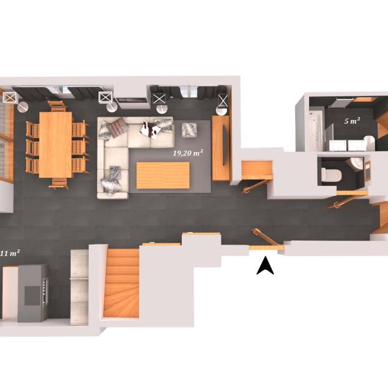 Duplex de charme 4 chambres avec Wifi et parking à Courchevel Moriond - FR-1-563-4 - Apartment (8 Erwachsene) - 14