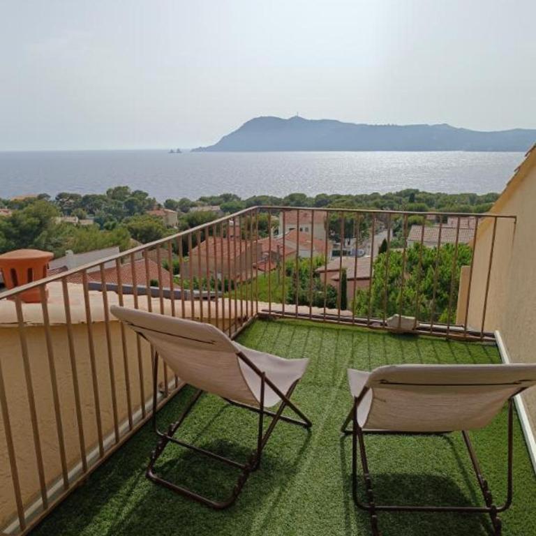 Les 2 frères - Vue mer panoramique solarium - les Sablettes - Appartement 2 Chambres - 17