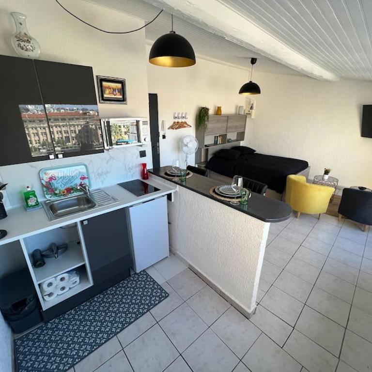 Studio en Toit terrasse - Vue Mer - Grande Terrasse - Apartment mit 1 Schlafzimmer - 6