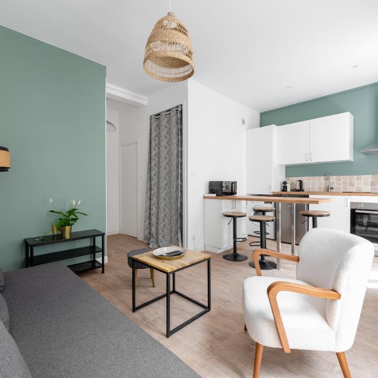 Le Stalingrad - T2 Moderne - à 2 pas de la Gare - Apartment mit 1 Schlafzimmer - 6