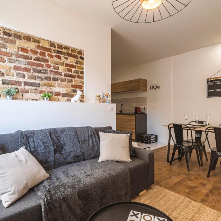 L'industriel - billard et home cinéma - hyper centre - Three-Bedroom Apartment - 13