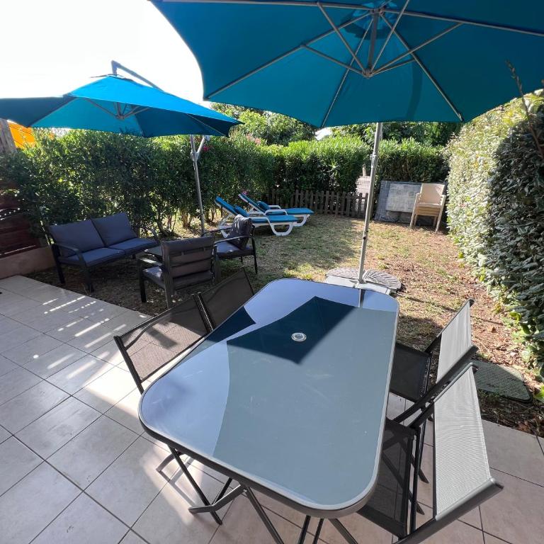 Appartement T2 avec jardin privé, piscine et barbecue - Appartement 1 Chambre - 7