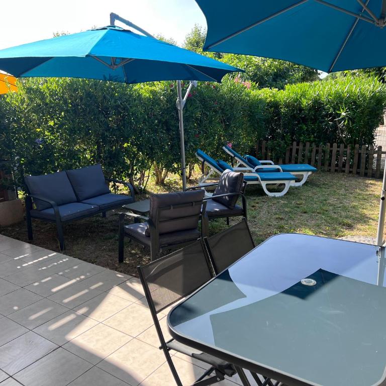Appartement T2 avec jardin privé, piscine et barbecue - Appartement 1 Chambre - 15