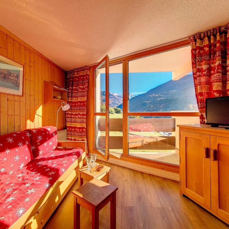 Studio lumineux, départ et retour skis aux pieds, balcon sud, 3 pers., animaux acceptés - FR-1-344-1145 - Estudio - 3