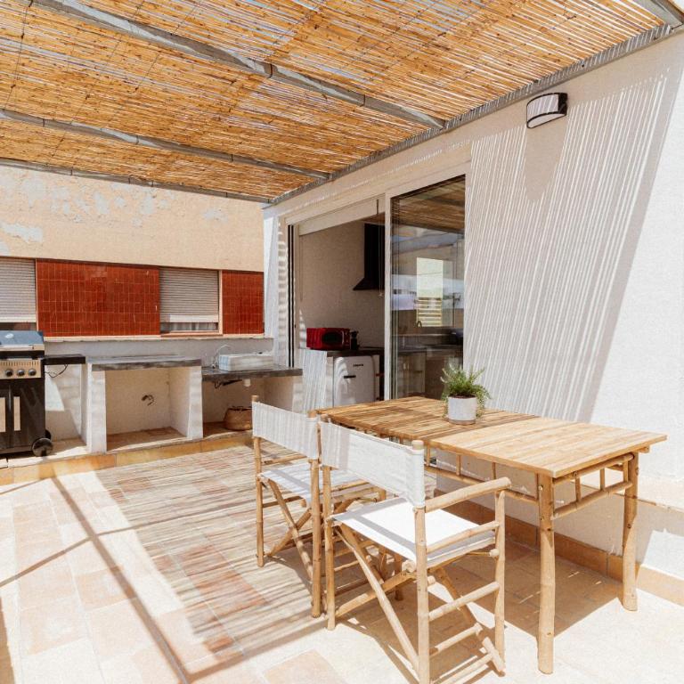 Loft Alguer II con terraza, barbacoa y chimenea - Apartamento de 1 dormitorio - 22