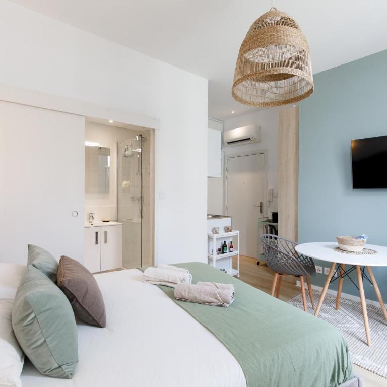 Comfortable studio W balcony Cannes center TGV - Appartement 1 Chambre - 6
