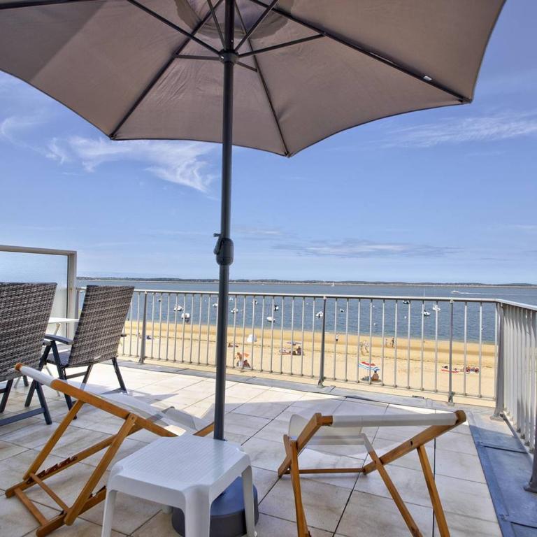 Arcachon Pereire - T2 front de mer avec terrasse et parking, accès direct plage - FR-1-433-24 - Appartement (4 Adultes) - 1