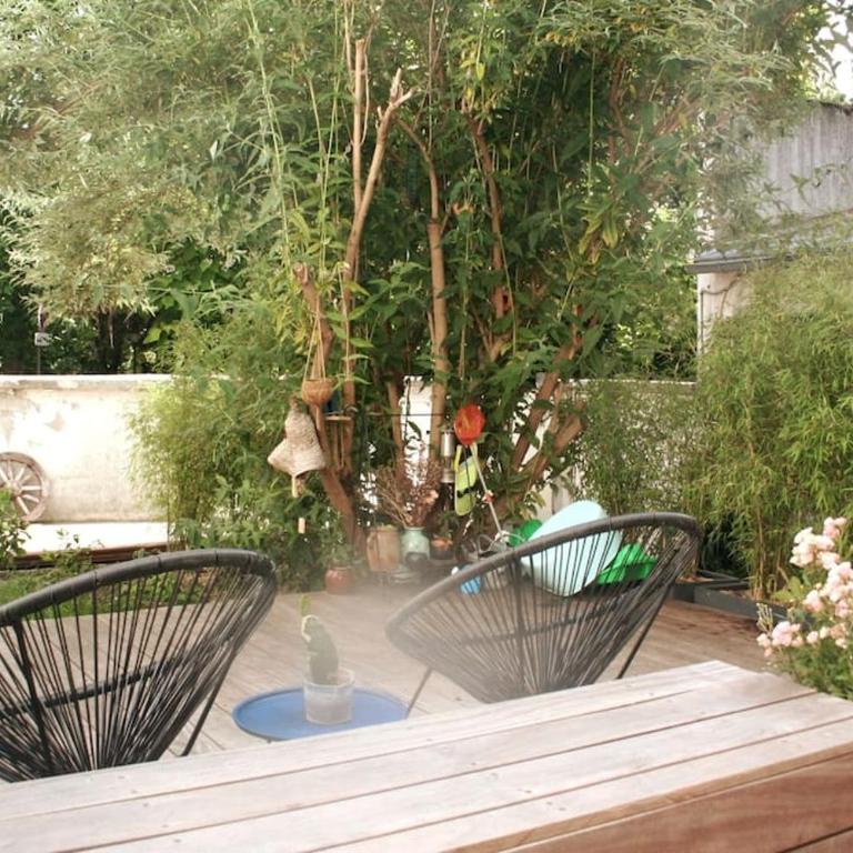 Loft familial avec grand jardin verdoyant - Maison 3 Chambres - 47