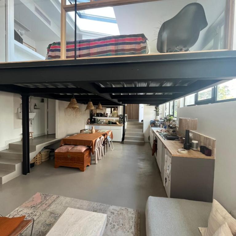 Loft familial avec grand jardin verdoyant - Maison 3 Chambres - 14